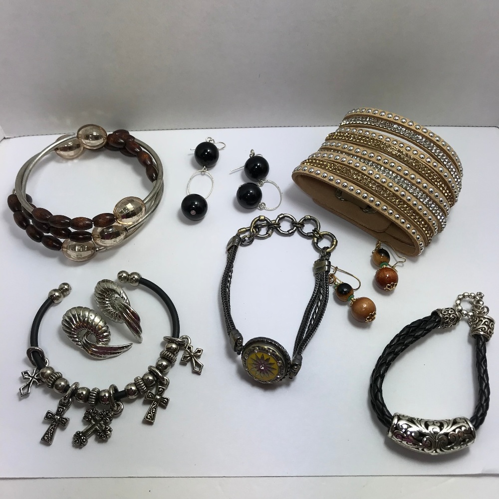 Lot of Bracelets Earrings Bonus Gift Included